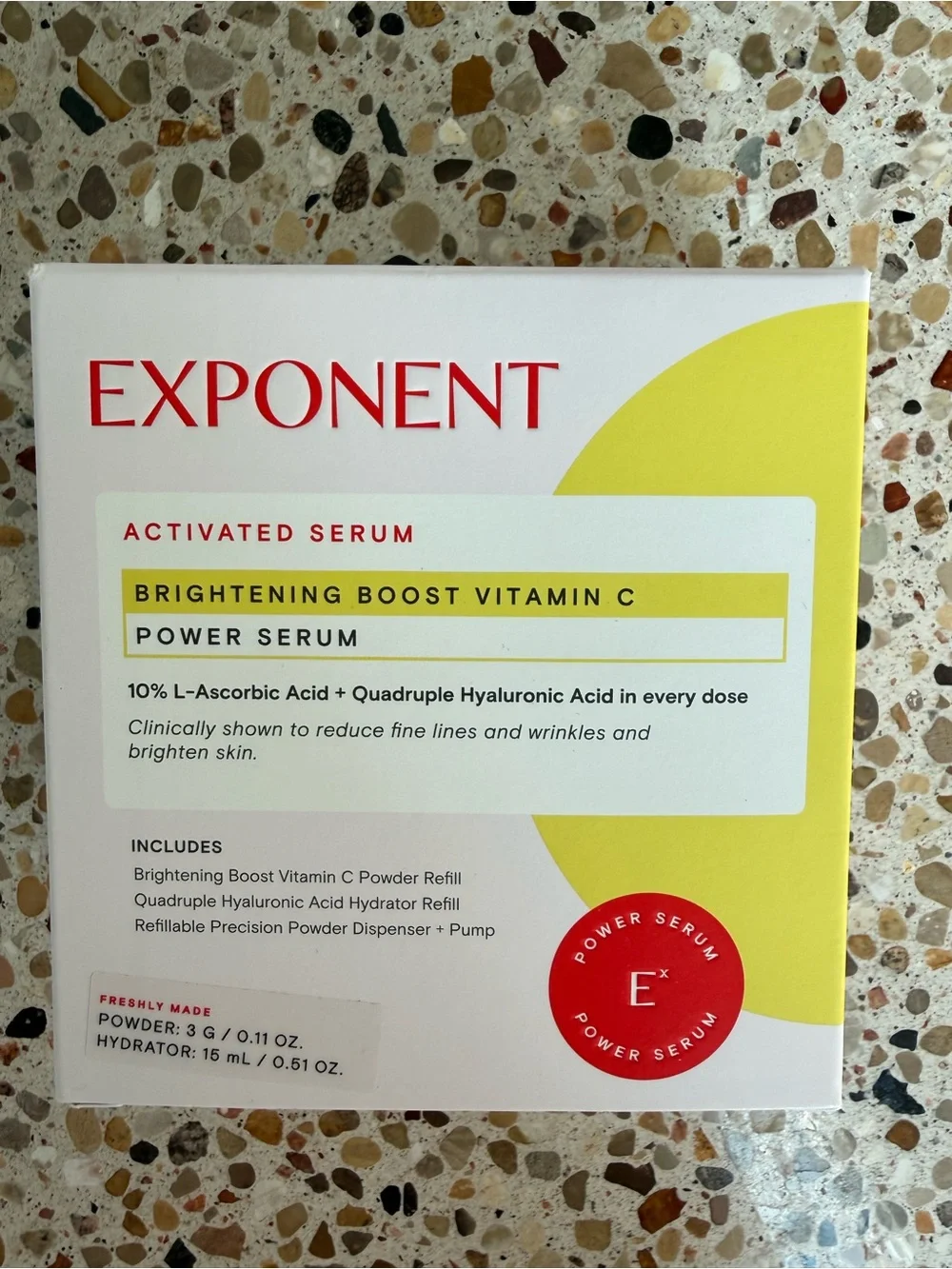 Exponent Brightening Boost Vitamin C Power Serum - Yellow